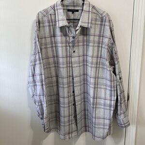 SYNRGY Mens Button Up Long Sleeve Shirt